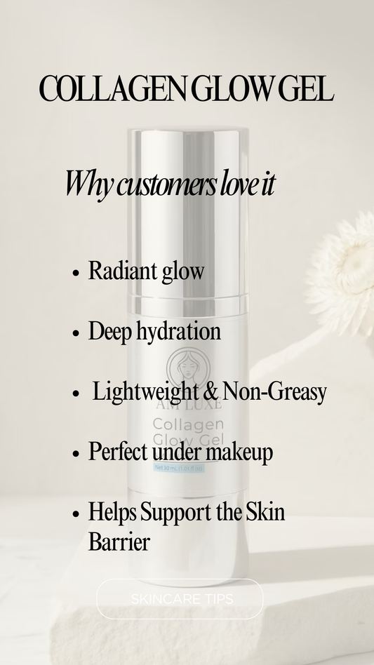 AM Luxe Collagen Glow Gel | Firms & Illuminates & Visibly Firmer Skin in Days