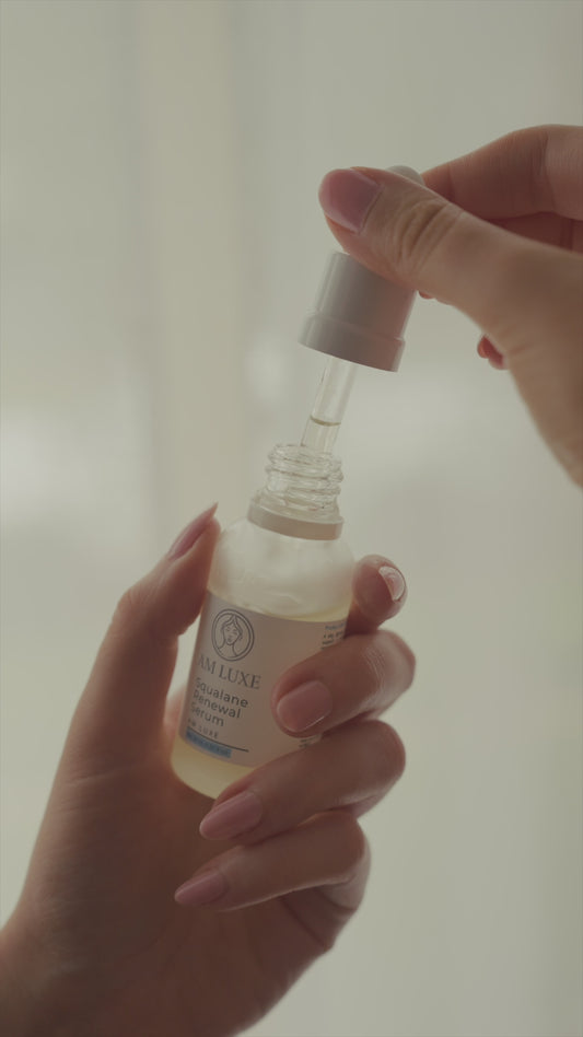 AM LUXE Squalane Renewal Serum | Plumps, Hydrates & Visibly Plumper Skin Overnight
